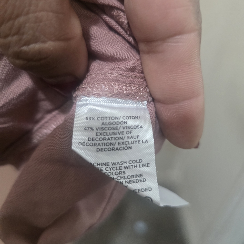 LOFT Dusty Rose Blouse - Picture 3 of 6